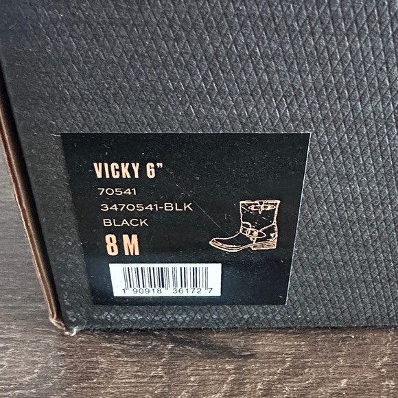 Frye Black Leather Ankle Boots-BNIB - Picture 2 of 4